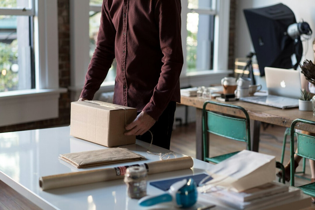 man starting new business venture