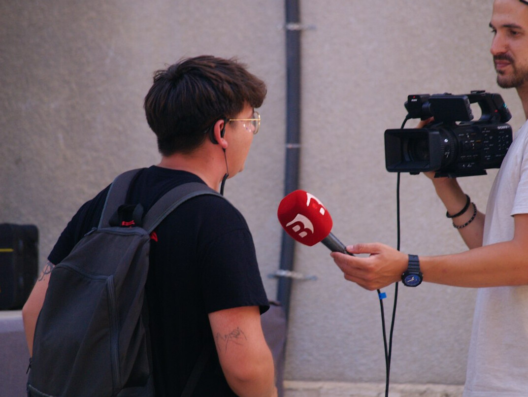 tv interview studio